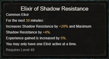 Elixir of Shadow Resistance